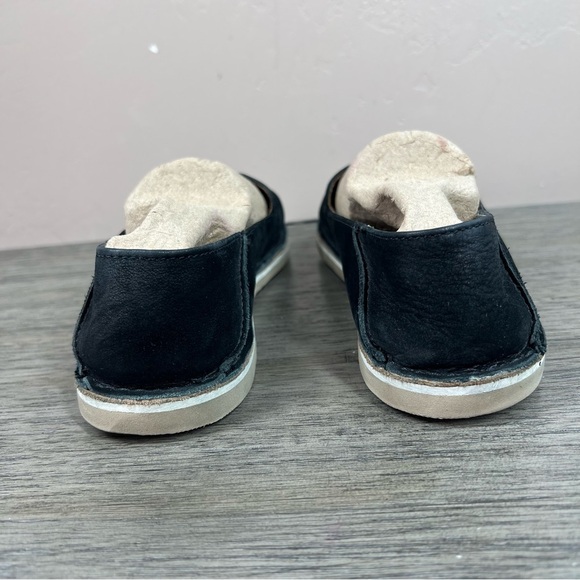 Coach New York Lydia Black Nubuck Suede Open Toe Flats Women's Size 7.5 - Picture 7 of 12